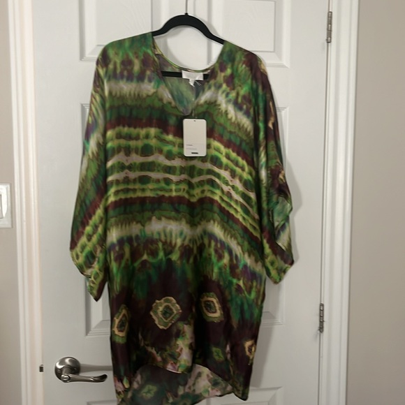 Alexis Silk Lina forest Tye dye dress - Picture 2 of 2